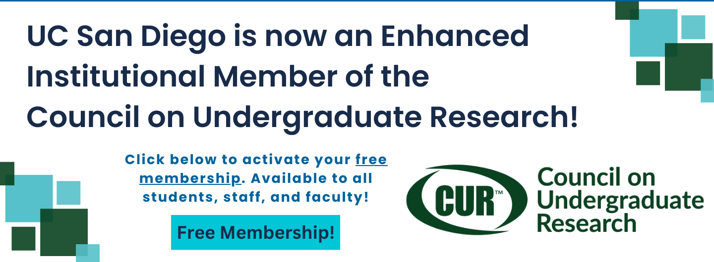 Council on Undergraduate Research Membership Information Banner