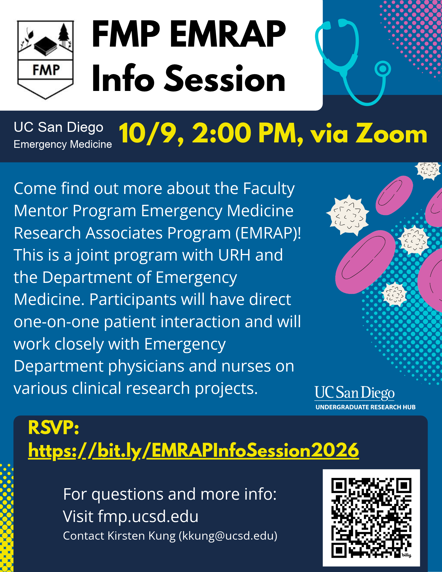 Find out more about FMP EMRAP through the informational session on 10/9/2026